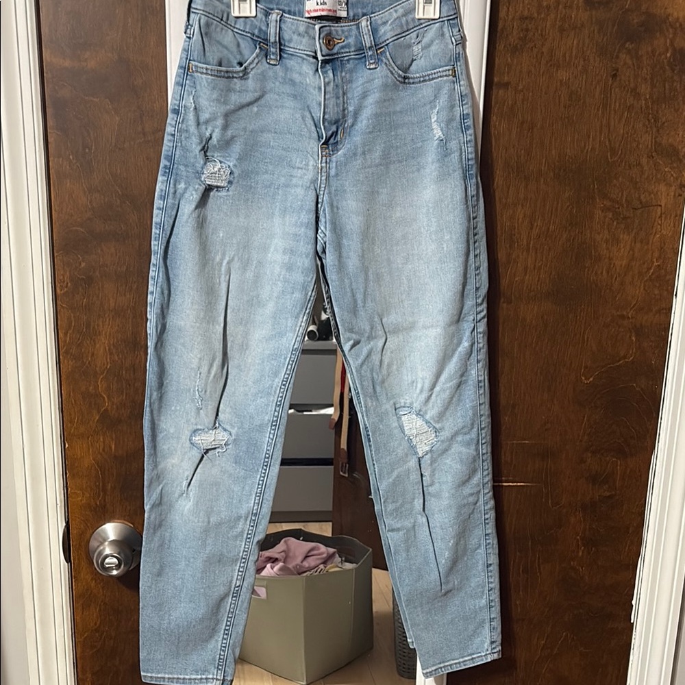 Abercrombie Kids Blue Distressed Jeans
